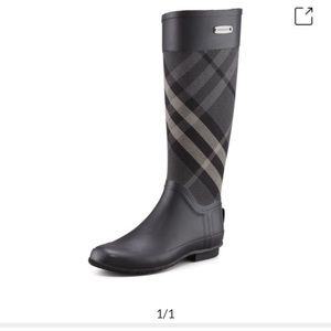 Burberry rain boots